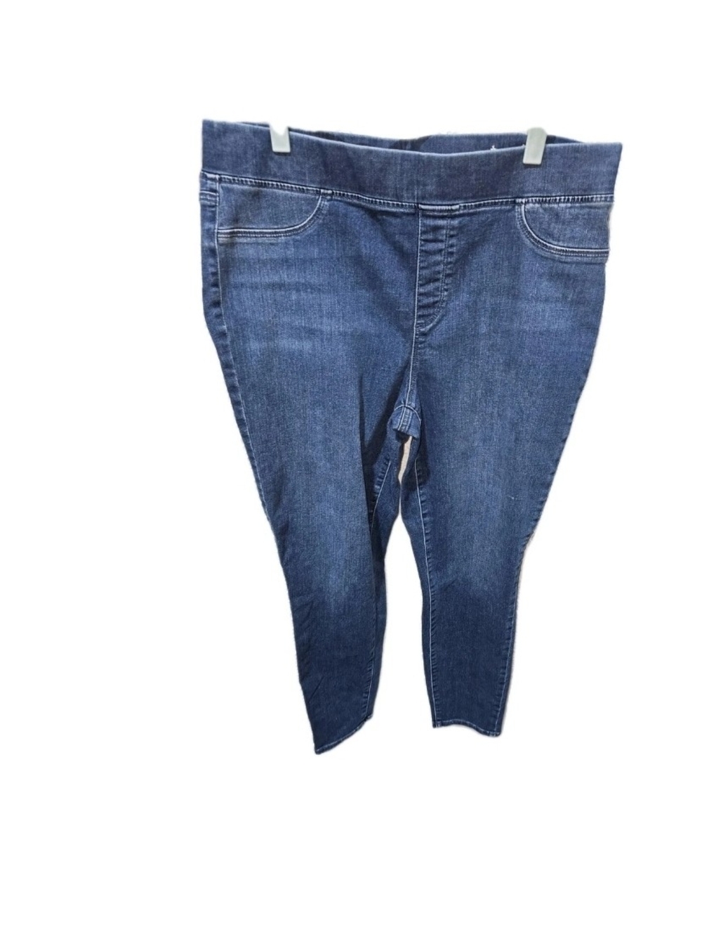 Talbots Pull On Jeggings Womens 14P Petite Blue Denim Comfort Stretch Skinny